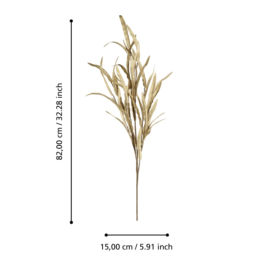 Eglo - Artificial flower 82 cm beige