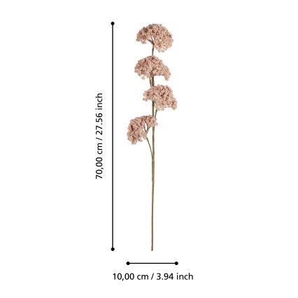 Eglo - Artificial flower 70 cm pink