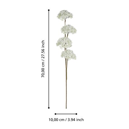 Eglo - Artificial flower 70 cm white