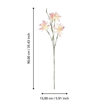 Eglo - Artificial flower 90 cm pink