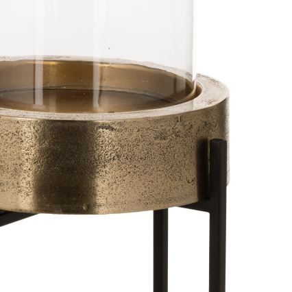 Eglo 428257 - Set of 2 IBUSUKI Candle Holders, Gold/Black