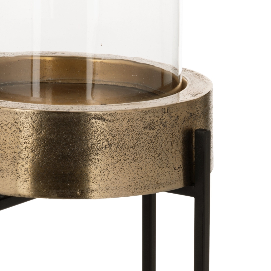 Eglo 428257 - Set of 2 IBUSUKI Candle Holders, Gold/Black