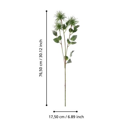 Eglo - Artificial flower 76,5 cm green