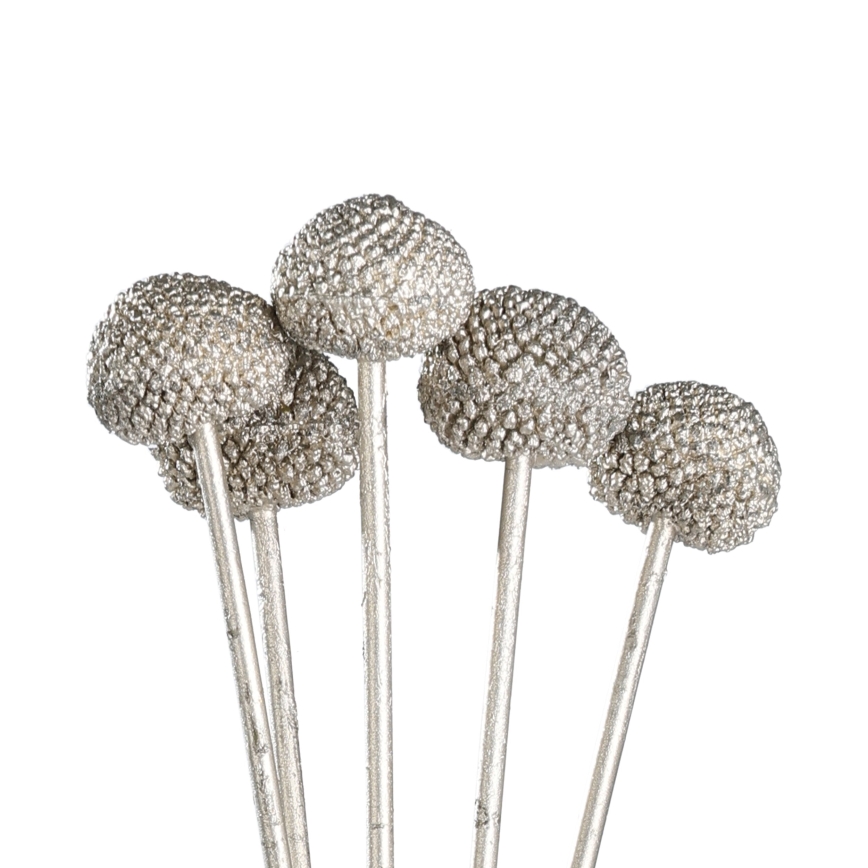 Eglo - Artificial flower 58,5 cm silver