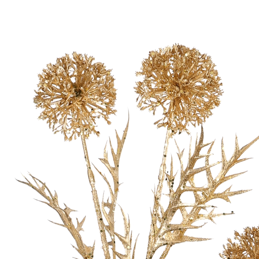 Eglo - Artificial flower 76,5 cm gold
