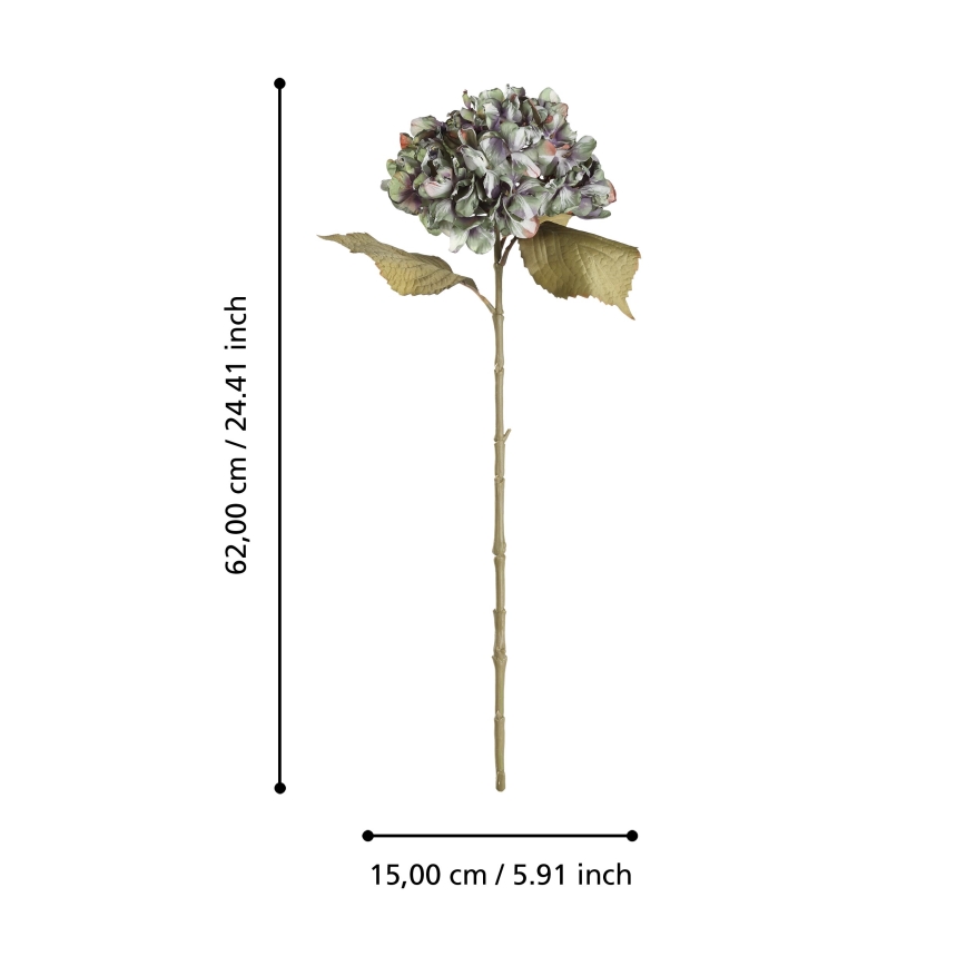 Eglo - Artificial flower 62 cm green