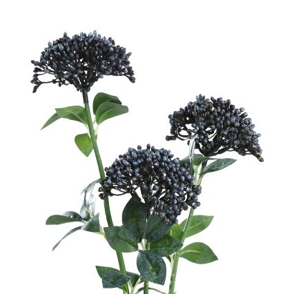 Eglo - Artificial flower 56 cm blue/green