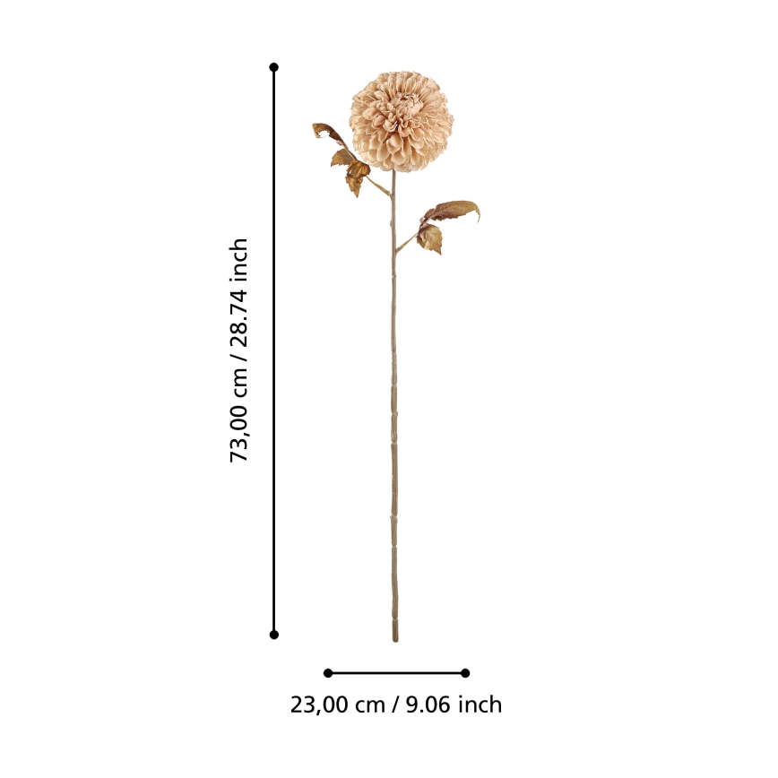 Eglo - Artificial flower 73 cm beige