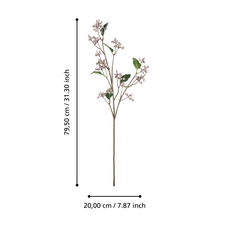 Eglo - Artificial flower 79,5 cm pink