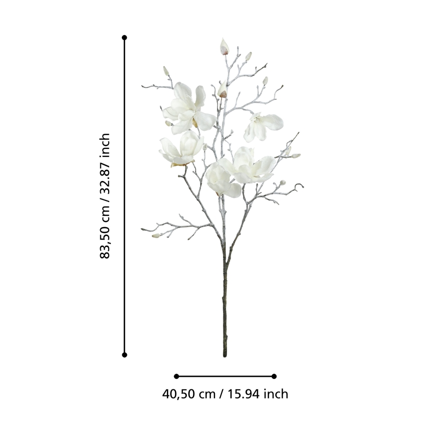Eglo - Artificial flower 83,5 cm white