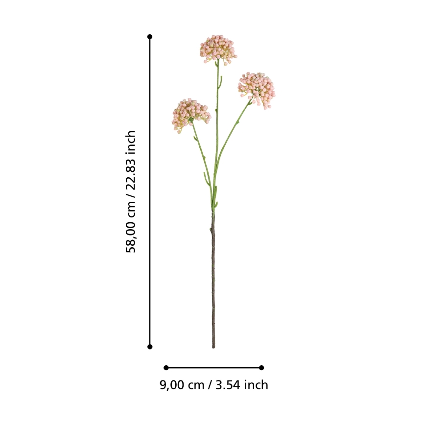 Eglo - Artificial flower 58 cm pink
