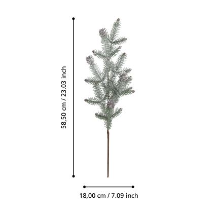 Eglo - Artificial Christmas branch 58,5 cm green