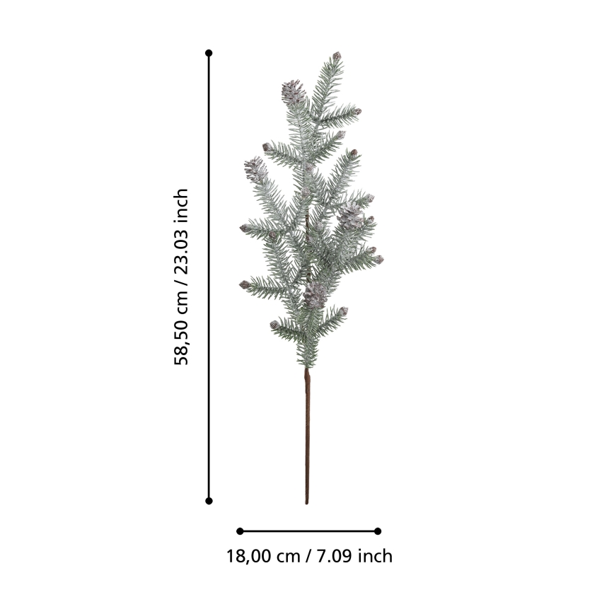 Eglo - Artificial Christmas branch 58,5 cm green