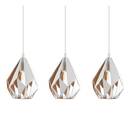 Eglo - Chandelier on a string 3xE27/60W/230V