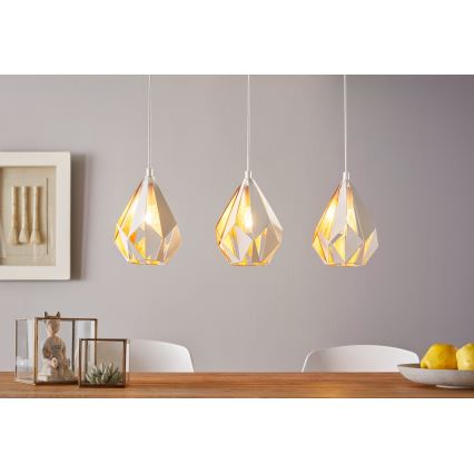 Eglo - Chandelier on a string 3xE27/60W/230V