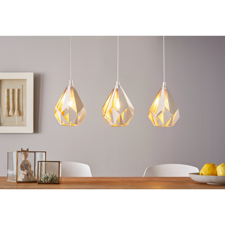 Eglo - Chandelier on a string 3xE27/60W/230V