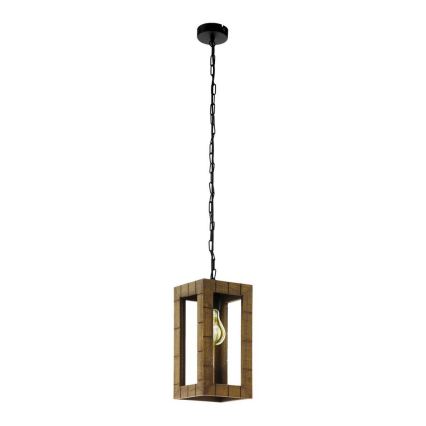 Eglo 43105 - TAKHIRA Chain Pendant Light 1x E27/60W/230V, Maple