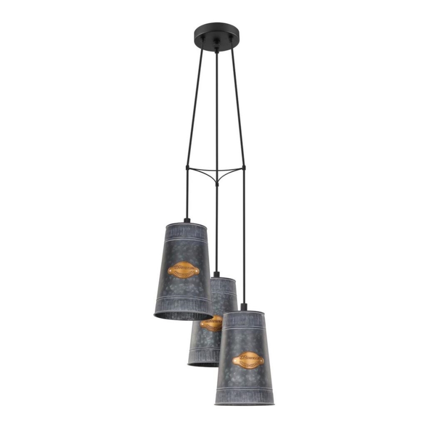 Eglo 43108 - Chandelier on a string HONEYBOURNE 3xE27/60W/230V