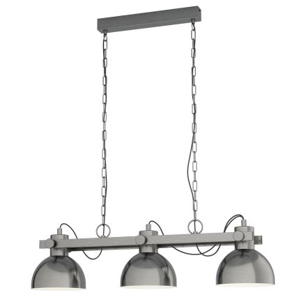 Eglo - Chandelier on a chain 3xE27/28W/230V