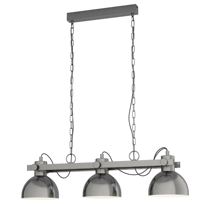 Eglo - Chandelier on a chain 3xE27/28W/230V