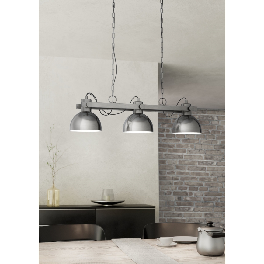 Eglo - Chandelier on a chain 3xE27/28W/230V