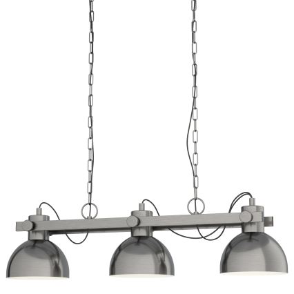 Eglo - Chandelier on a chain 3xE27/28W/230V