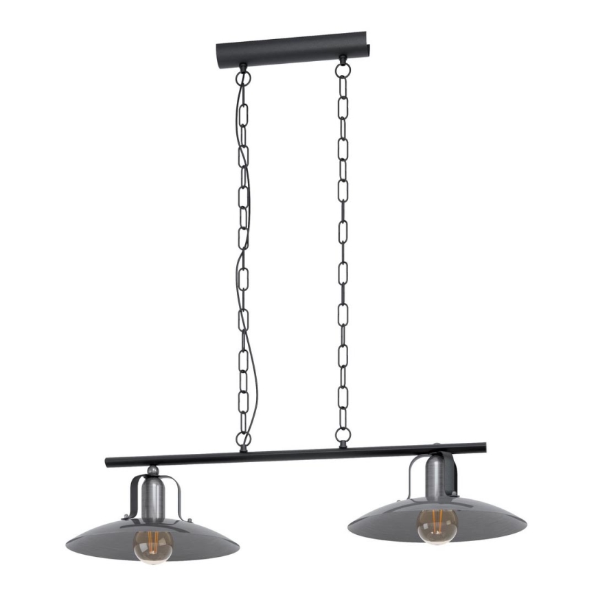 Eglo 43204 - Chandelier on a string KENILWORTH 2xE27/28W/230V