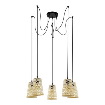 Eglo 43255 - Chandelier on a string CLAVERDON 5xE27/40W/230V
