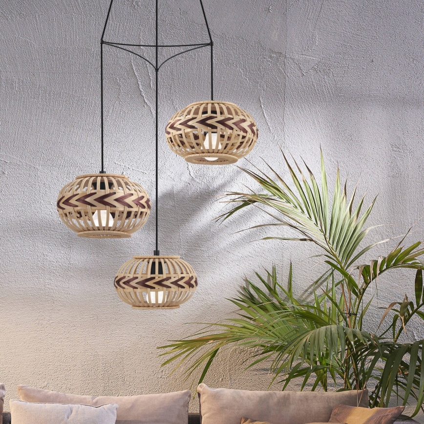 Eglo - Chandelier on a string 3xE27/40W/230V