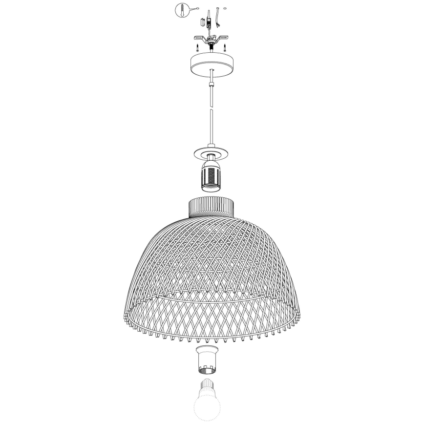 Eglo - Chandelier on a string 1xE27/40W/230V