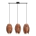 Eglo 43295 - Chandelier on a string MONGU 3xE27/40W/230V