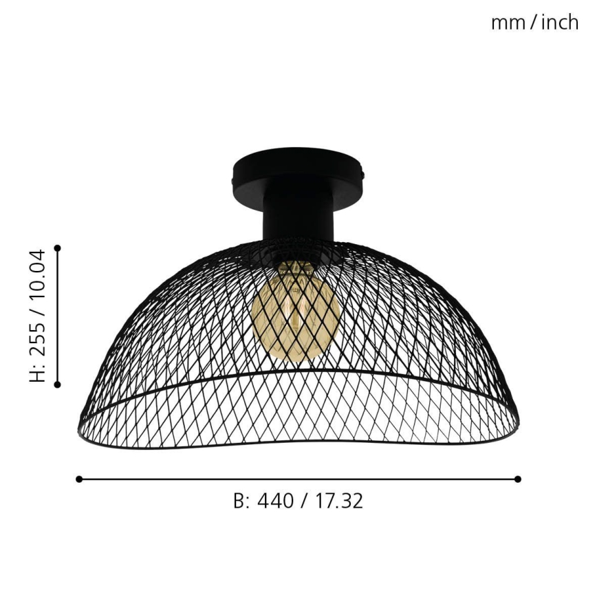 Eglo - Ceiling light 1xE27/60W/230V