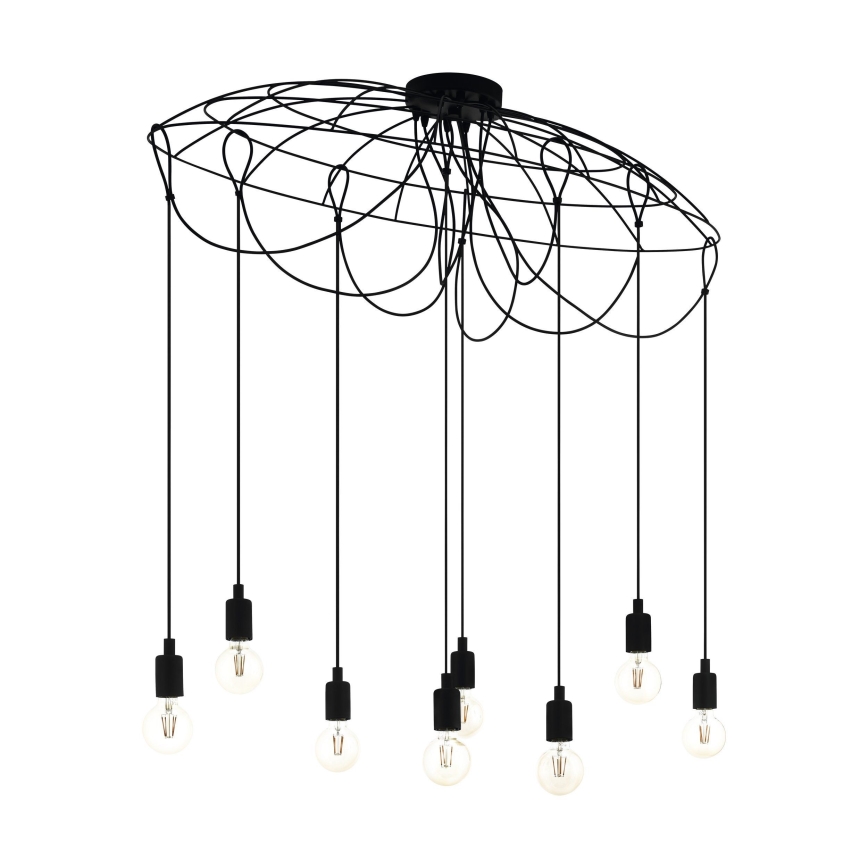 Eglo - Chandelier on a string 8xE27/40W/230V