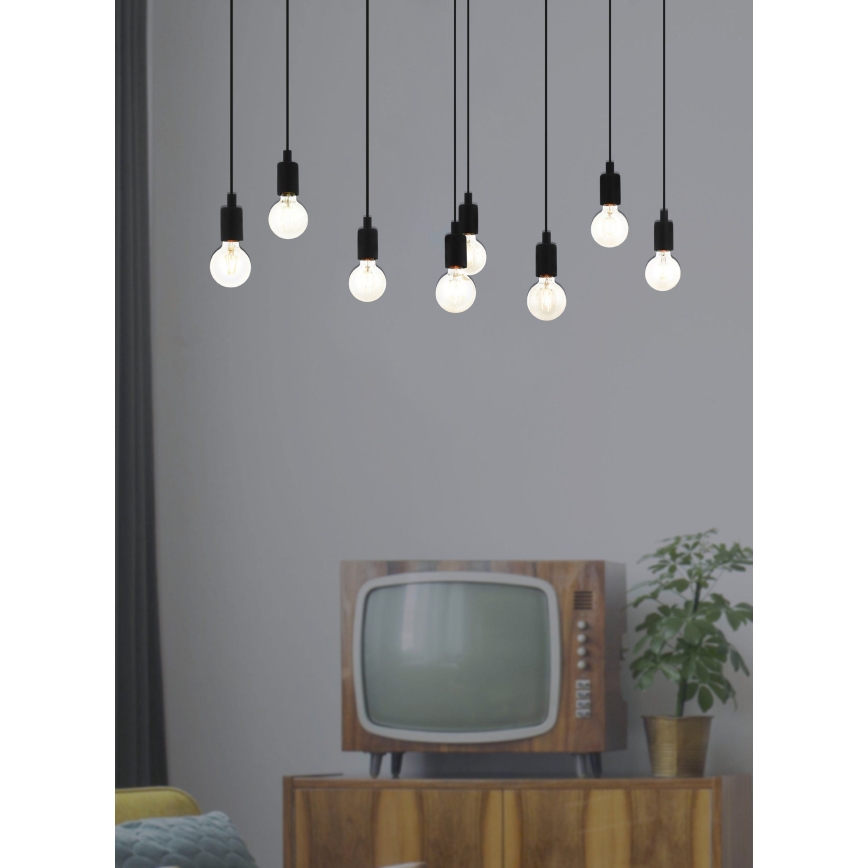 Eglo - Chandelier on a string 8xE27/40W/230V