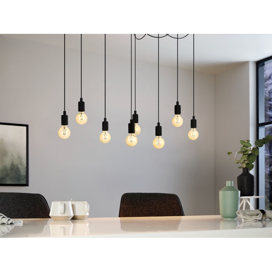 Eglo - Chandelier on a string 8xE27/40W/230V