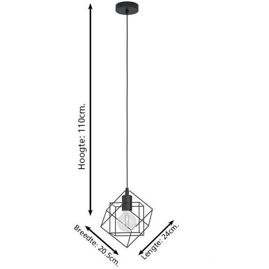 Eglo - Chandelier on a string 1xE27/60W/230V