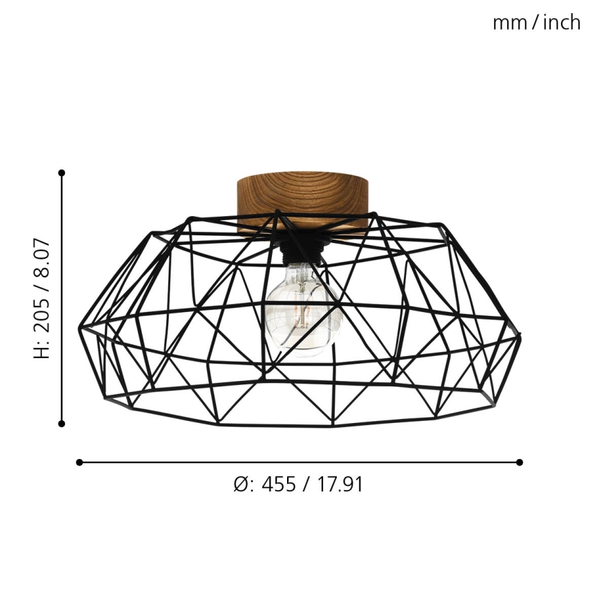 Eglo - Ceiling light 1xE27/60W/230V