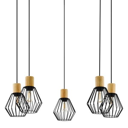Eglo - Chandelier on a string 5xE27/60W/230V spider