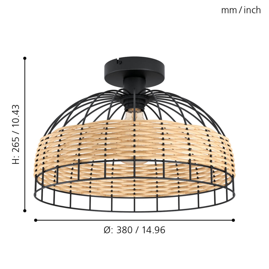 Eglo - Ceiling light 1xE27/60W/230V