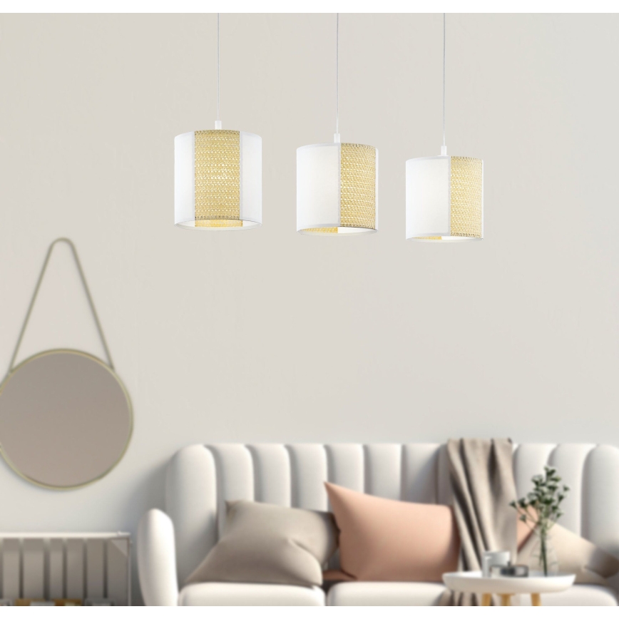 Eglo - Chandelier on a stringu 3xE27/40W/230V