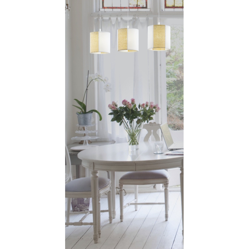 Eglo - Chandelier on a stringu 3xE27/40W/230V