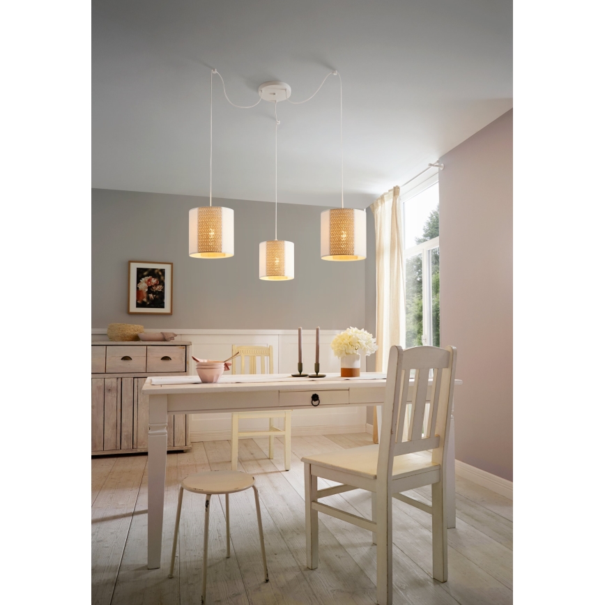 Eglo - Chandelier on a string 3xE27/40W/230V spider