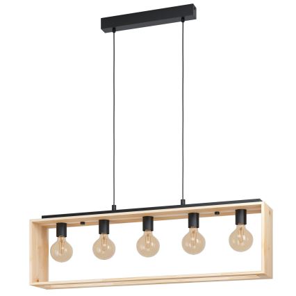 Eglo - Chandelier on a string 5xE27/40W/230V