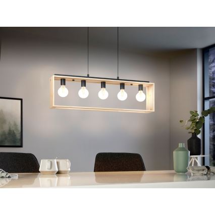 Eglo - Chandelier on a string 5xE27/40W/230V