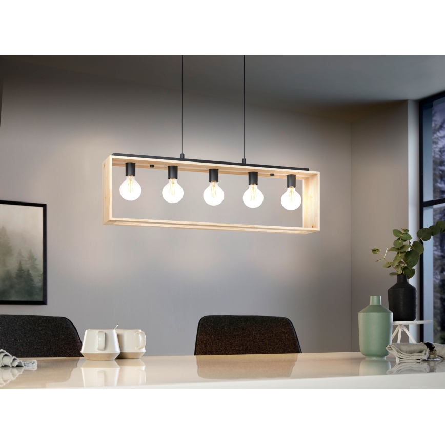 Eglo - Chandelier on a string 5xE27/40W/230V