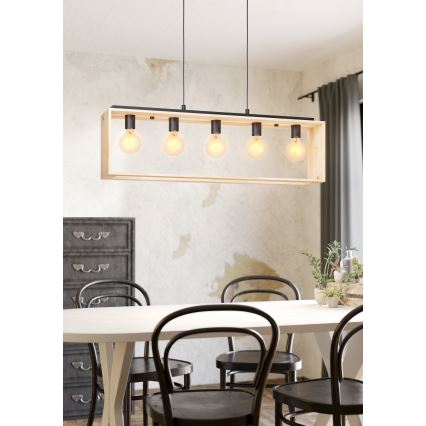 Eglo - Chandelier on a string 5xE27/40W/230V