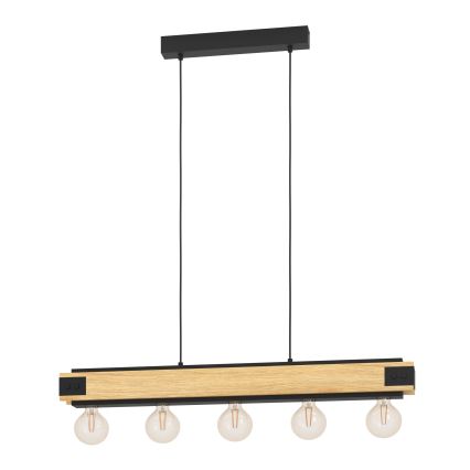 Eglo - Chandelier on a string 5xE27/60W/230V