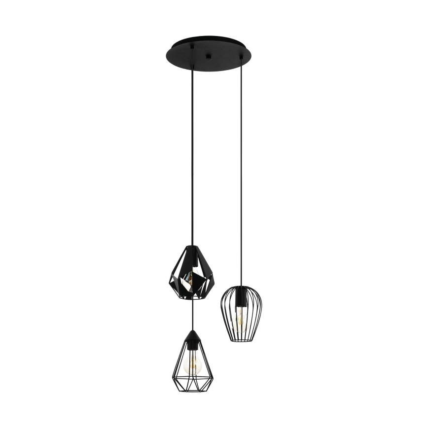 Eglo - Chandelier on a string 3xE27/40W/230V