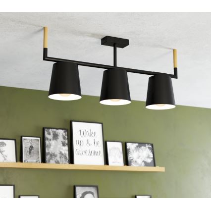 Eglo - Chandelier on a pole 3xE27/40W/230V