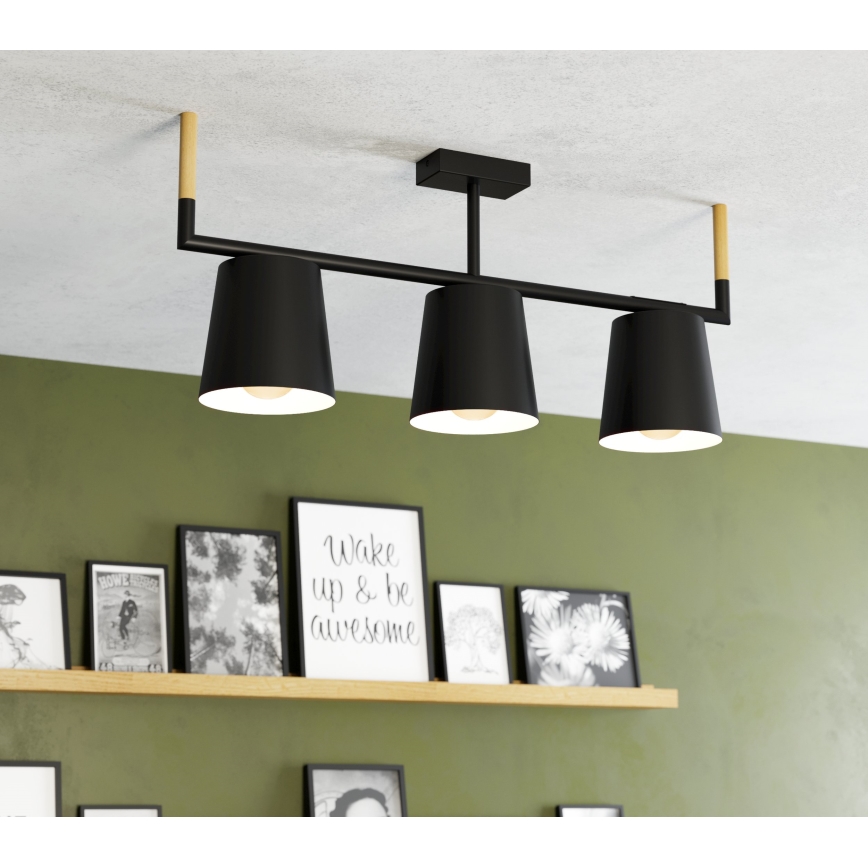 Eglo - Chandelier on a pole 3xE27/40W/230V